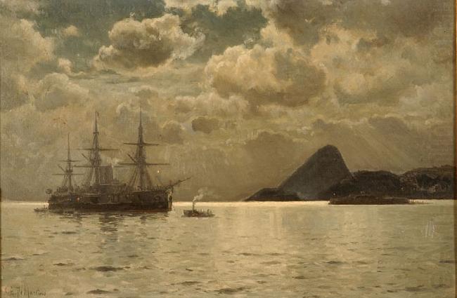 Eduardo de Martino Night View of Rio de Janeiro china oil painting image